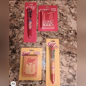 Jello and Eggo Kids Stationery Set - Red and Yellow